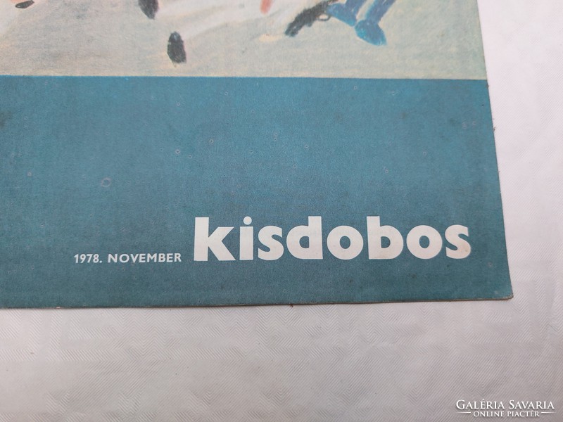 Régi újság Kisdobos 1978 november retro gyermek magazin