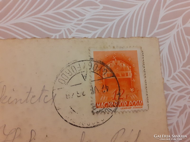 Régi képeslap 1942 Hajdúszoboszló gyógyfürdő Hullámfürdő fotó levelezőlap