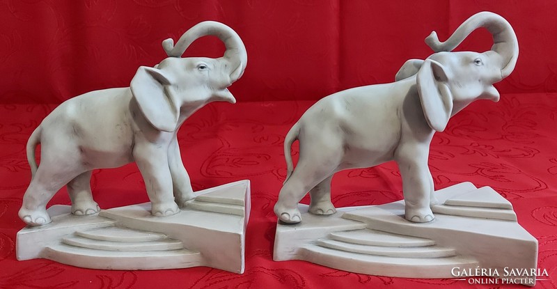Royal Dux art deco elefántok