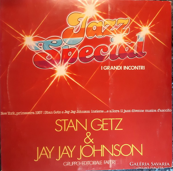 Stan getz & j.J.Johnson jazz lp vinyl record vinyl