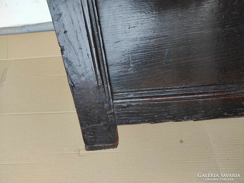 Antique renaissance chest furniture hardwood 18th - 19th century 812