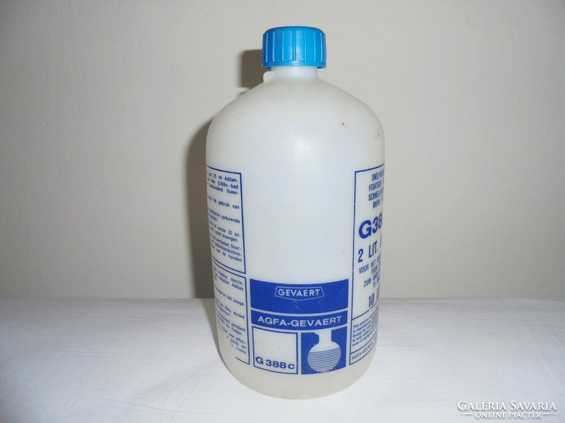 Retro agfa - gevaert photo chemical bottle