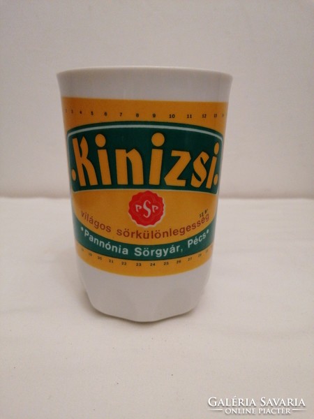 Zsolnay porcelain mug Kiniz beer