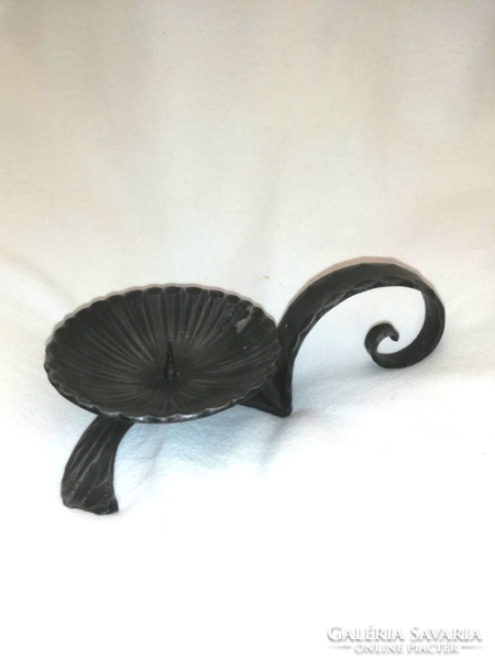 Wrought iron candle holder from the 1970s
