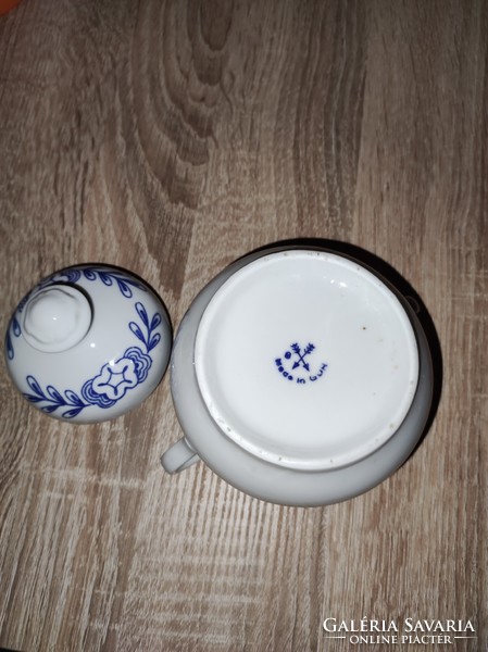 Porcelain old (GDR) sugar bowl