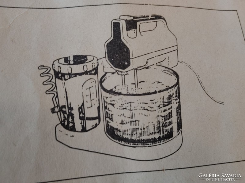 KENWOOD  A-380 CHEFETTE 1981  új állapot  elektromos meghajtás nélkül -turmix keverő