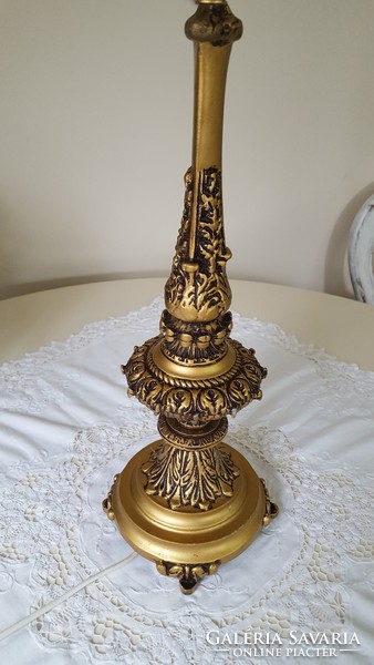 Beautiful, gilded, antique table lamp 2 pcs.