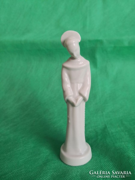 Antique Herend porcelain: Gácser kata: holy antal with halo, 12 cm