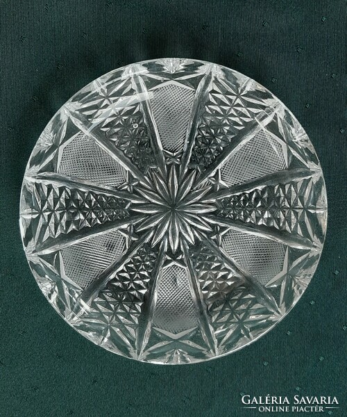 4885 - Ólomkristály tányér