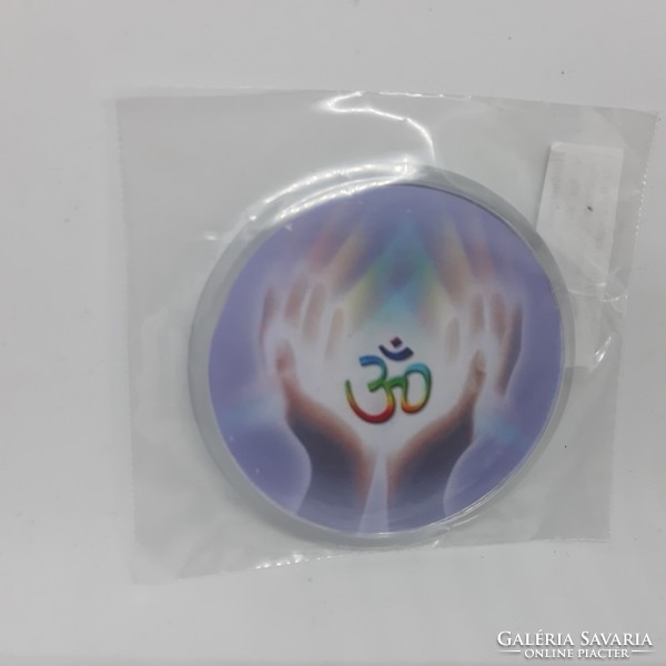 Om symbol - fridge magnet with acrylic case