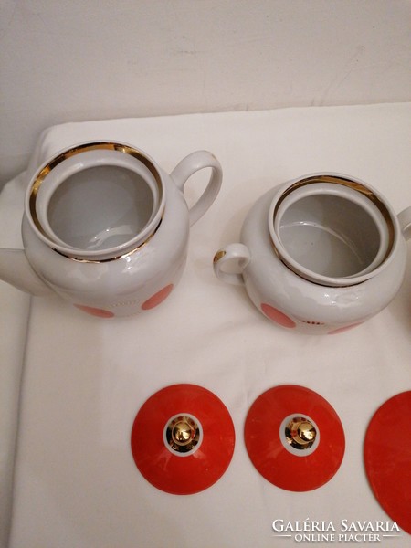 Orosz porcelán teáskészlet