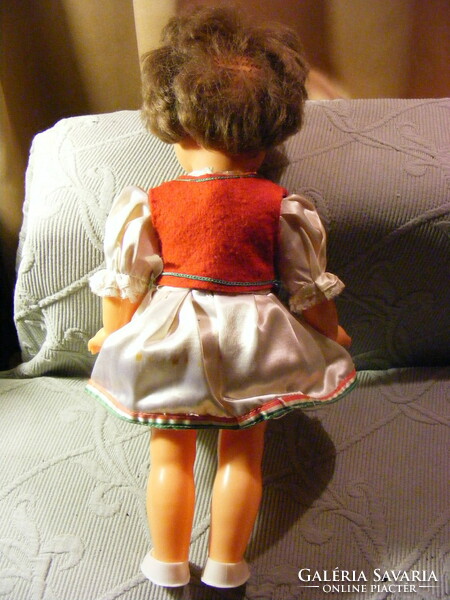 Hungarian folk costume toy doll 40 cm