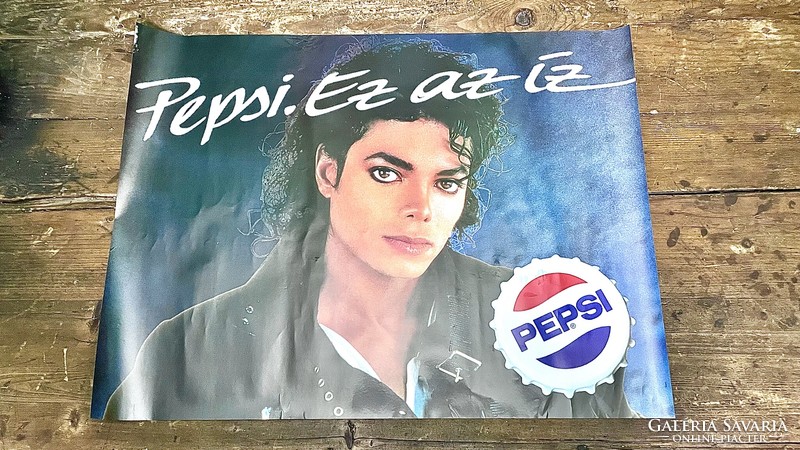 Retro Pepsi Michael Jackson plakát