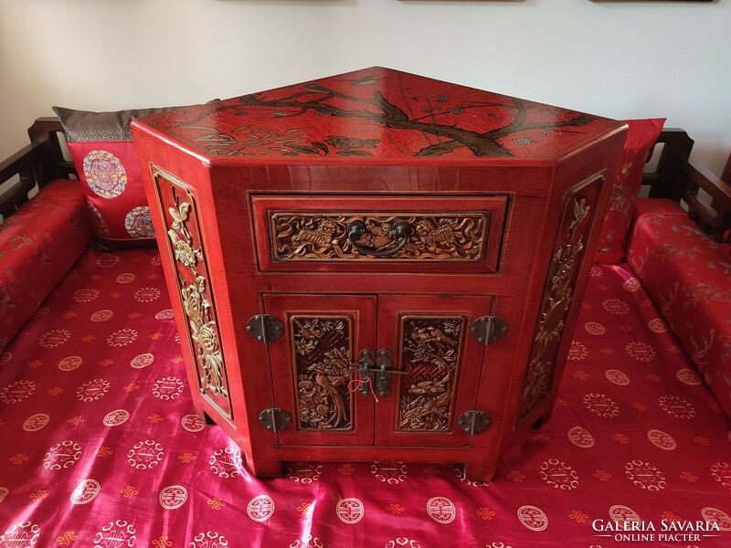 Traditional Chinese corner cabinet!