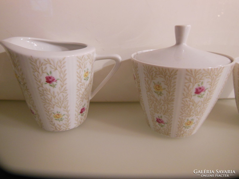 Coffee set - 13 pcs - seltmann weiden - pink - porcelain - flawless