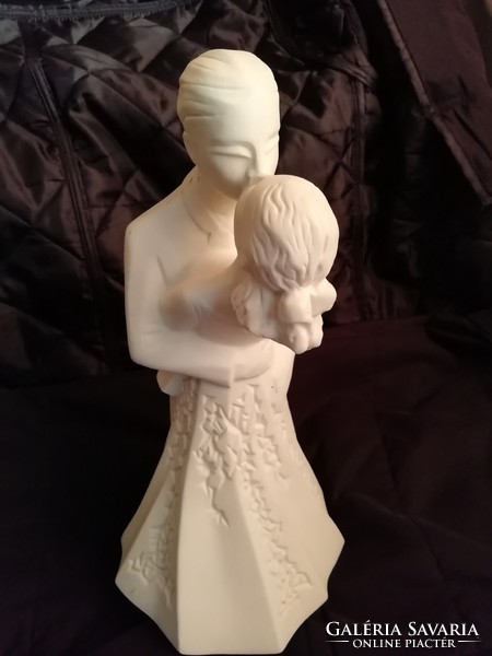 Árpád Világhy - kiss applied art ceramic sculpture, flawless, marked 33 cm