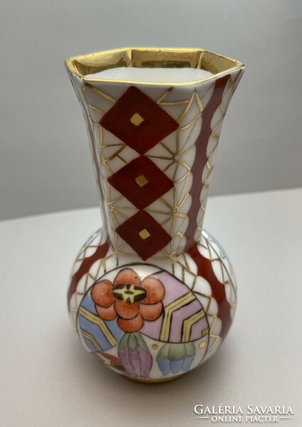 Zsolnay art deco vase - 14 cm