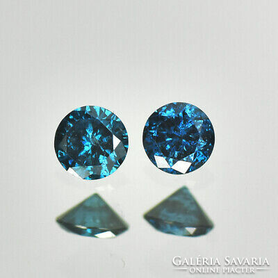 Real tested natural blue diamonds 0.09 ct from Africa!