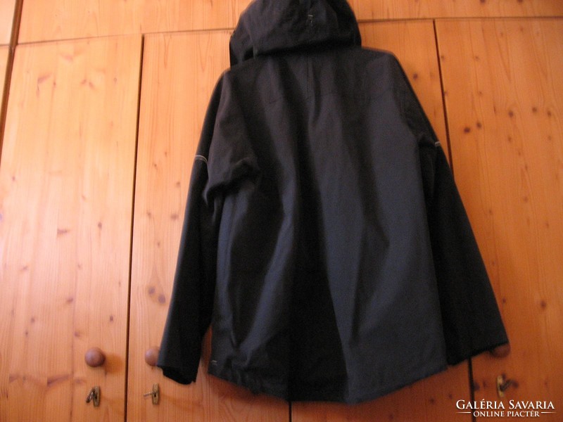 Slazenger fekete vízálló kapucnis férfi kabát M