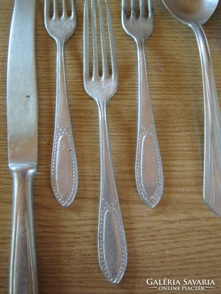 Old aluminum cutlery