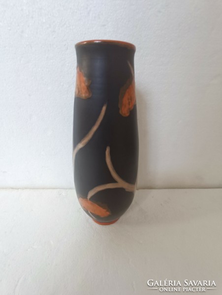 Art deco Jenő Eschenbach ceramic vase 23'5cm