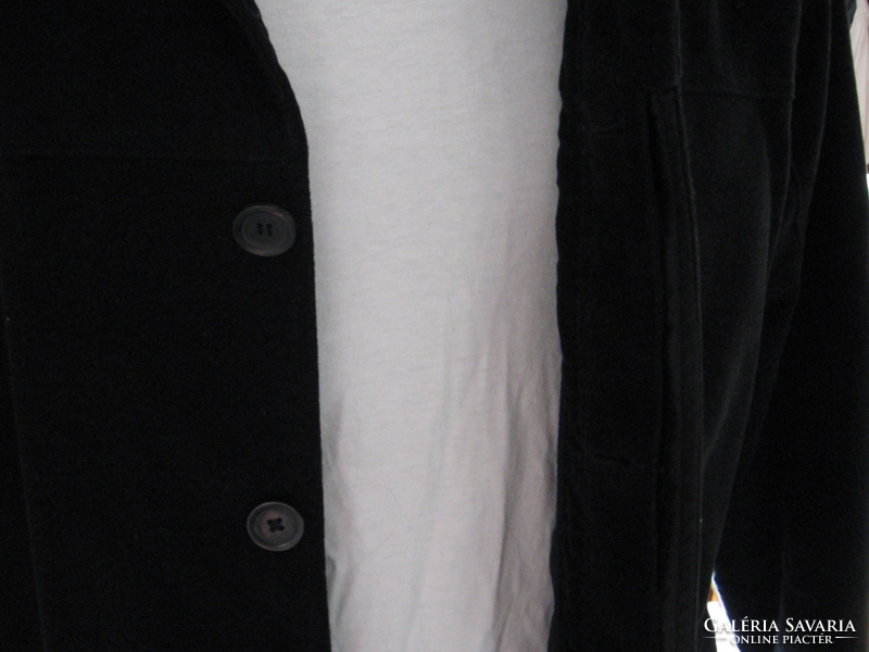 Nagyon fekete, elegáns Marks&Spencer Autograf férfi kabát M