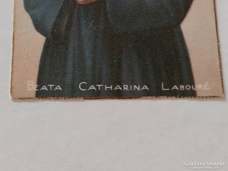 Régi mini szentkép Beata Catharina Labouré