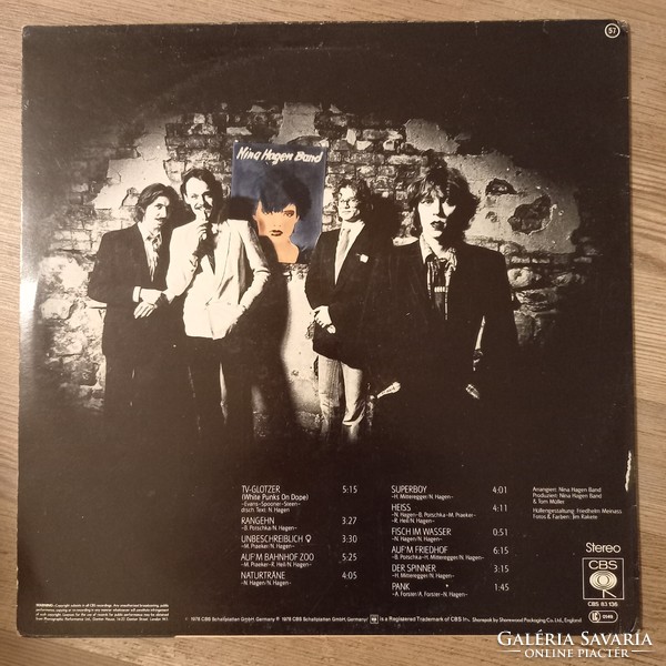 Vinyl record---nina hagen band