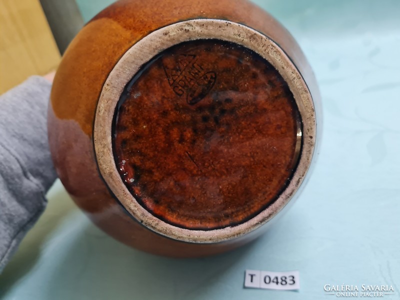 T0483 Gránit váza 19 cm