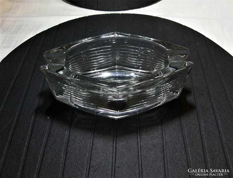 Rare shape sklo union glass ashtray