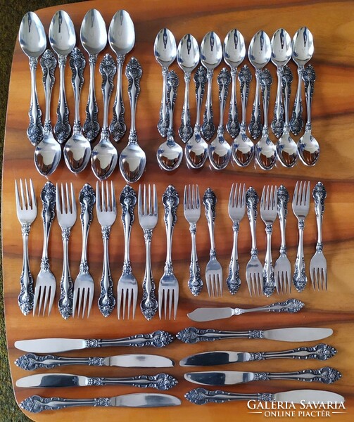 Japanese stainless 50-piece cutlery set