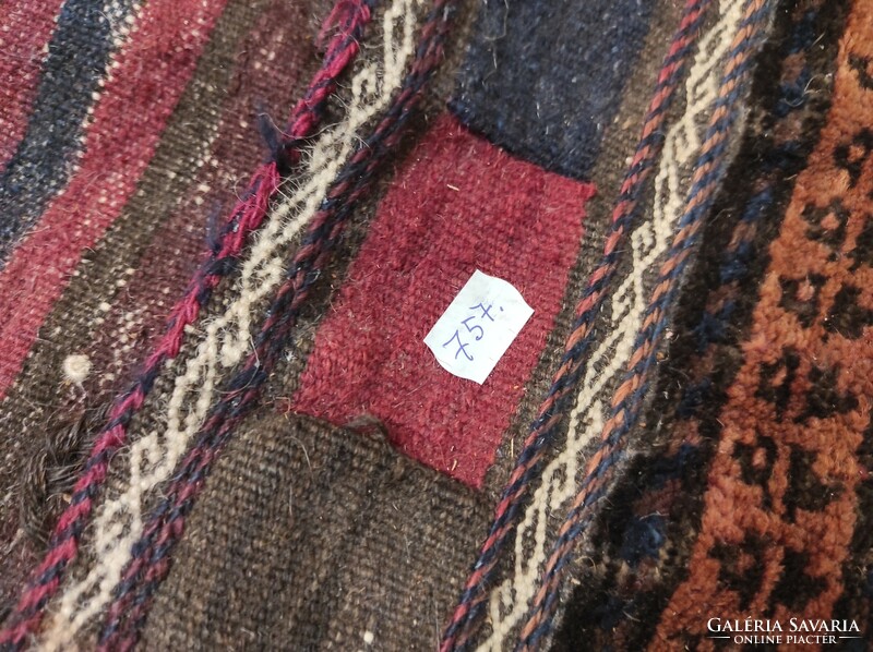 Antique hand-knotted knotted carpet Arabic satchel camel bag 757 6444