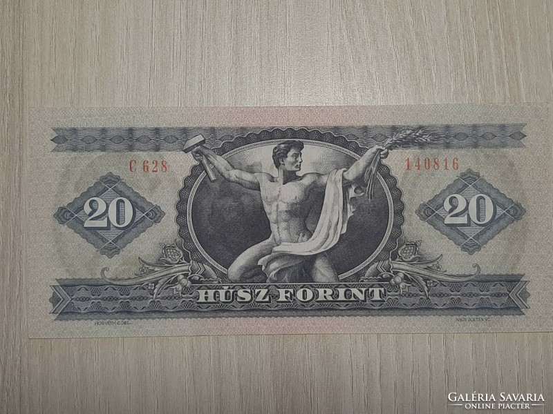20 forint bankjegy 1975  aUNC ropogós bankjegy