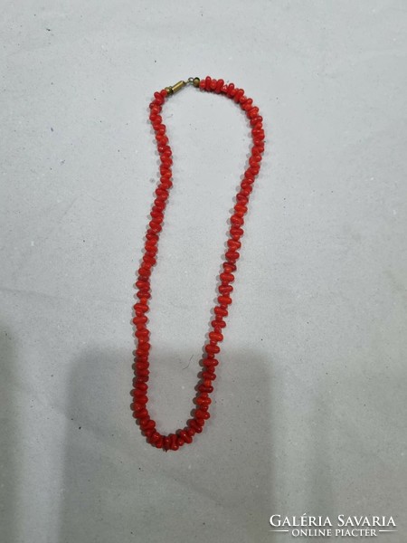 Old coral necklace