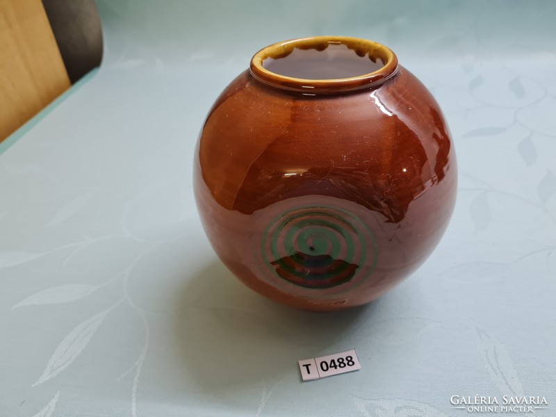 T0488 ceramic vase 16 cm