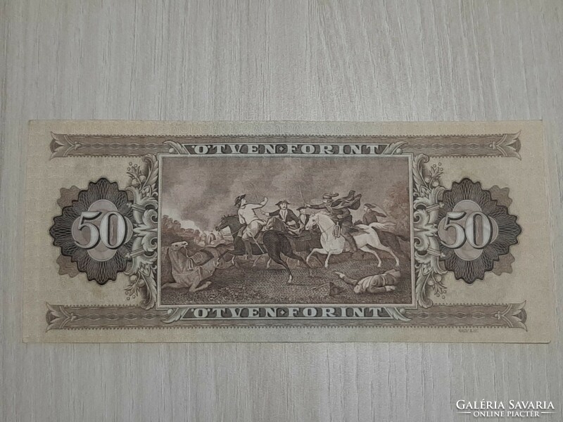 50 forint 1980  ropogós bankjegy