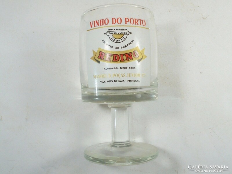 Old retro -redino vinho do porto- portuguese wine stemmed wine glass - approx. 1960s