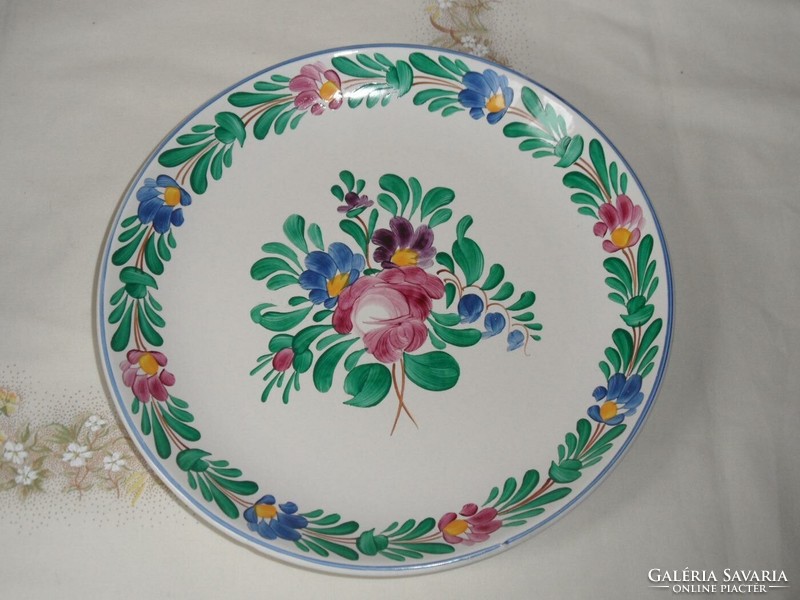 Retro zsűrizett porcelán falitányér