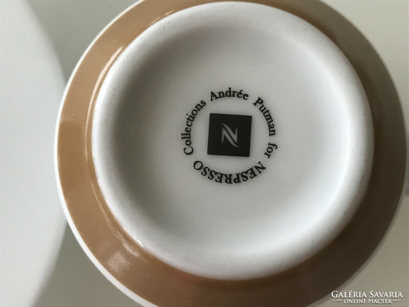 Nespresso porcelán csészék, Andrèe Putman dizájn