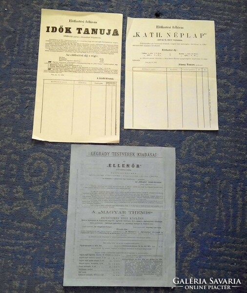 1800s, magazine subscription notices, small print, advertisement, list of publications