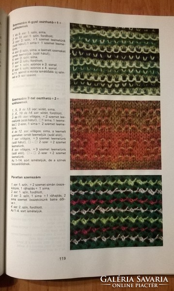 Golden hand, knitting pattern book