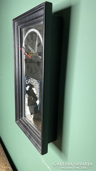 Retro camel mirrored cigarette advertising design wall clock