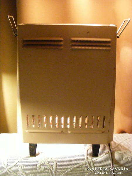 Retro thermal radiator with mood lighting at the bottom from the 70s
