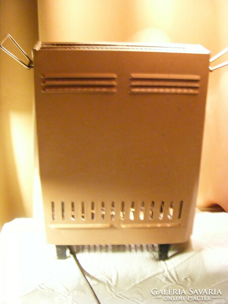 Retro thermal radiator with mood lighting at the bottom from the 70s