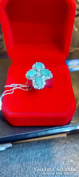 925 smaragd gyűrű