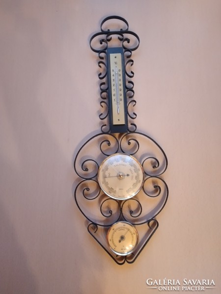 60 cm wrought iron barometer with thermometer