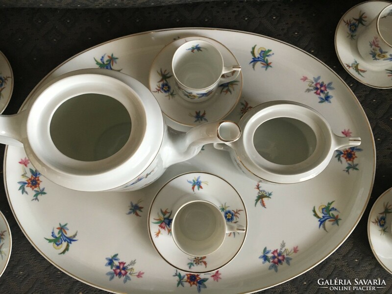 Emil Fischer coffee set with tray, 1910-1920s, art deco style