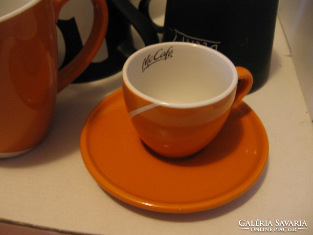 McCafe kis mokkás csésze , alátét vegyes szín 2010