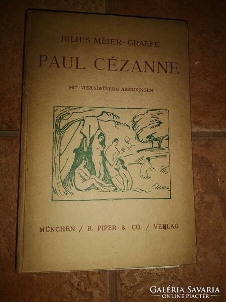 Zoltán Kónya Art Nouveau ex libris 1919 Cézanne book