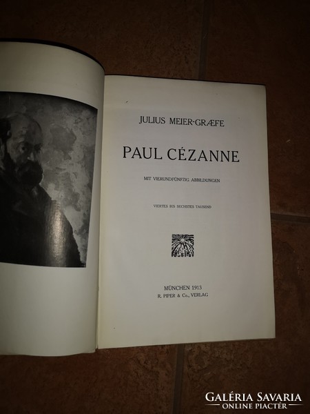 KÓNYA ZOLTÁN szecessziós ex libris 1919 Cézanne könyvben
